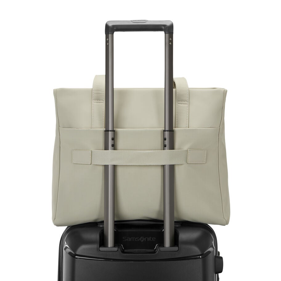 Better Than Basic Tote in the color Limestone Grey. image number 6